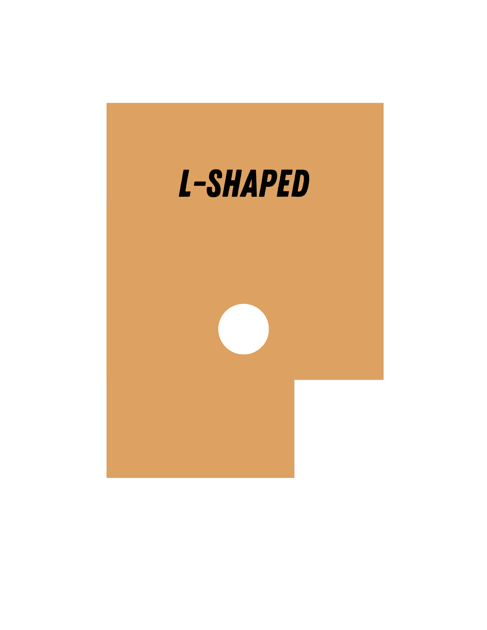 L-Shaped Shower Pan